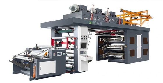 De Drukmachine van Flexo van de zes Kleurenhoge snelheid