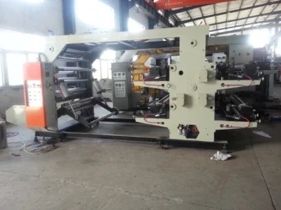 HJ 4 Kleur 800mm niet Geweven Drukmachine voor PE, pp, Cellofaan, Plastic Film &amp; Geweven Zakken,