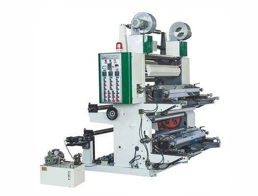 2 de Drukmachine van kleurenflexo voor Flexibele Letterzetselpers, van de Kleuren niet Geweven Flexo van 90m/Min 2 de Drukmachine