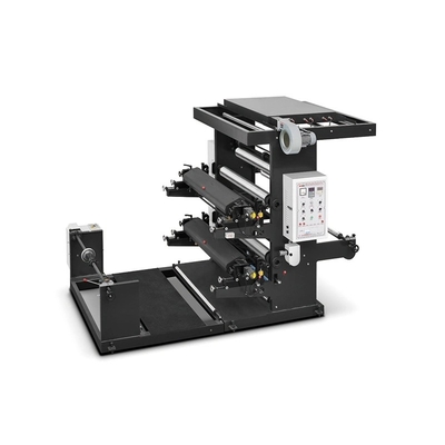 2-kleur Flexo-Drukmachine voor Niet-geweven Stof,) 10~150m/min-Druksnelheid, de Brutomacht van 12.5KW