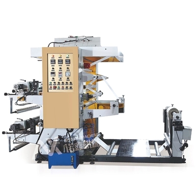 4 van de Folieflexo van kleurenalumnium de Drukmachine, Hoge snelheid 200m/min, van de de bloemzak van 4 kleurenflexo nylon de drukmachine/document