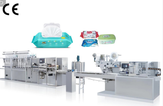 Natte de hoge snelheid veegt het Maken van tot Machine af volledig Automatische 10-30 PCs/Pak