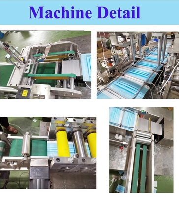 Het ziekenhuis Beschikbare Chirurgische Toga die Machine, volledig Automatisch Masker maken die Machine maken