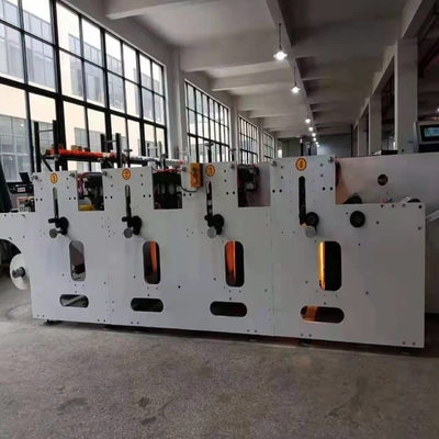 De Drukmachine van hoge snelheidsflexo voor Broodjes met 10m/min-80m/min Snelheid, 40KW-de Drukmachine 50520mm van Hoge snelheidsflexo