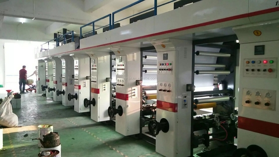BOPP-van de de Drukmachine van de Hoge snelheidsrotogravure de Automatische Multikleur