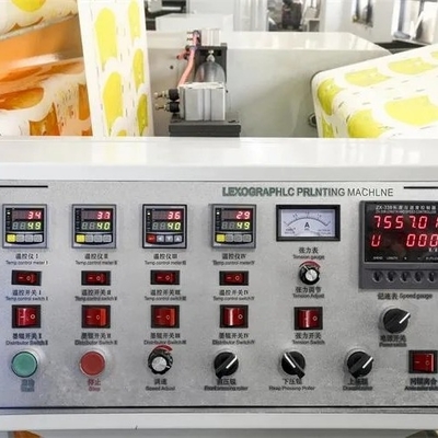 De Drukmachine 4 van koeriersreceipt flexo label 5 6 Kleuren