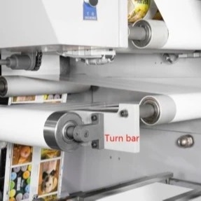 Hoge snelheids 4-kleur Flexo-van het het Web Flexographic Etiket van Machine#Narrow van de Etiketdruk de Drukmachine 220V 380V