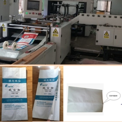 Kraftpapier-Document Zak die Machine met 5001200mm Lengte en 70150mm ‚M‘ Vouwenwidth#380v Plastic Document Buis maakt die Machine maakt