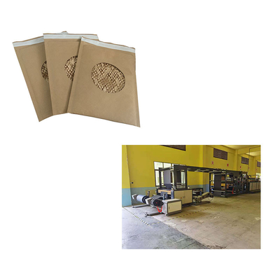 Het Document van Eco Vriendschappelijke Kraftpapier Zak die Machine Opgevulde Koerier Delivery Envelope Honeycomb maken